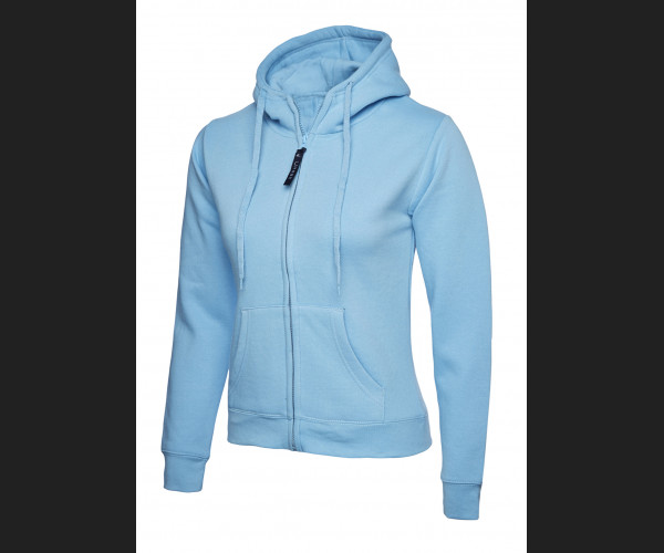 UNEEK UC505 LADIES CLASSIC  HOODED SWEATSHIRT Sky