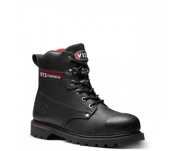 V12 V1235 Boulder Black S3 Derby Boot