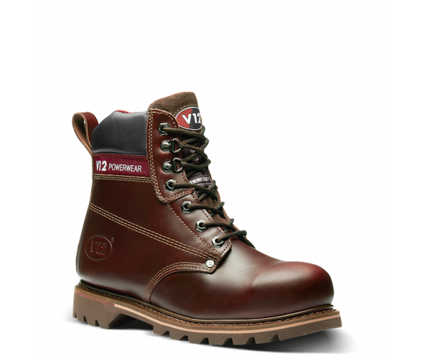 V12 V1236 Boulder Mahogany SBP Derby Boot