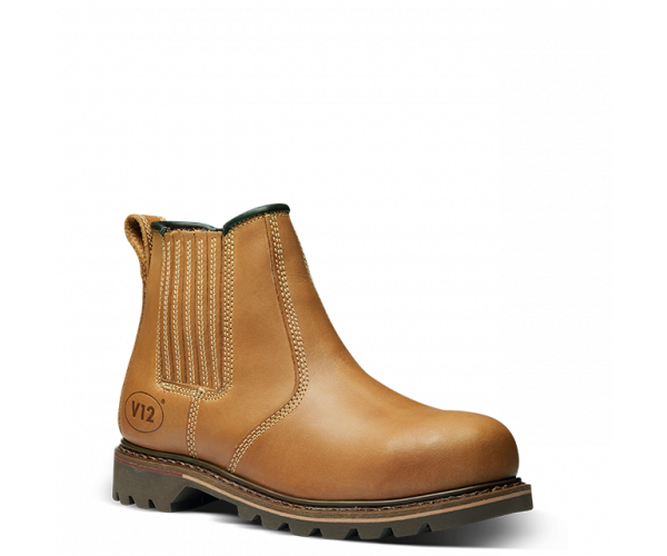 V12 V1241 Stampede Tan SBP Dealer Boot