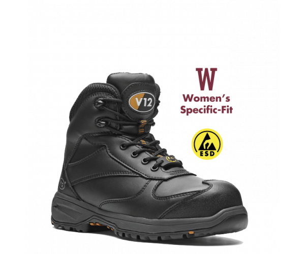 V12 V1925 Octane IGS Black S3 Metal-Free Women's Hiker (Vegan)