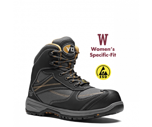 V12 V1945 Torque IGS Grey S1P Metal-Free Women's Hiker (Vegan)